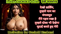 Cuckold Motivation 1 (Indian wife doing cuckold sex for first time Hindi audio)